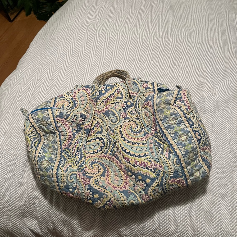 Vera Bradley Paisley weekender bag